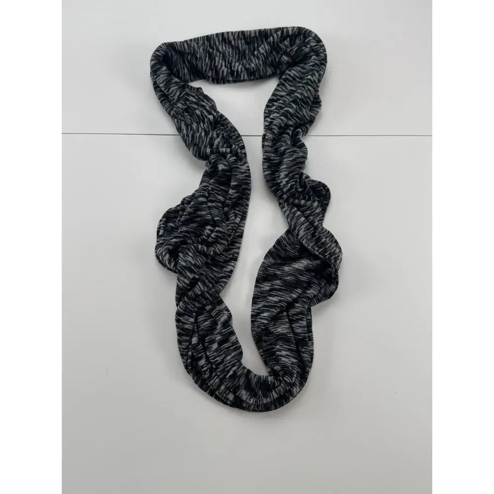 Missoni for Target Womens Infinity Scarf Black Gray 100% Rayon Knit 2011